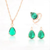 ZOSHI jewelry sets african bridal gold color necklace earrings Ring wedding crystal sieraden women fashion jewellery set