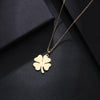 CACANA Stainless Steel Sets For Women Clover Shape Necklace Bracelets Earrings For Women Lover's Engagement Jewelry S79