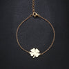 CACANA Stainless Steel Sets For Women Clover Shape Necklace Bracelets Earrings For Women Lover's Engagement Jewelry S79