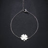CACANA Stainless Steel Sets For Women Clover Shape Necklace Bracelets Earrings For Women Lover's Engagement Jewelry S79